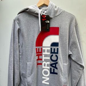 North Face Red, White & Blue Hoodie